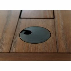 Rustic Wood Electronic Sit/Stand Desk Writing Table Office Storage Brown 13 Rustic Wood Electronic Sit/Stand Desk Writing Table Office Storage Brown -CYMAX Sales 2642290 5 L