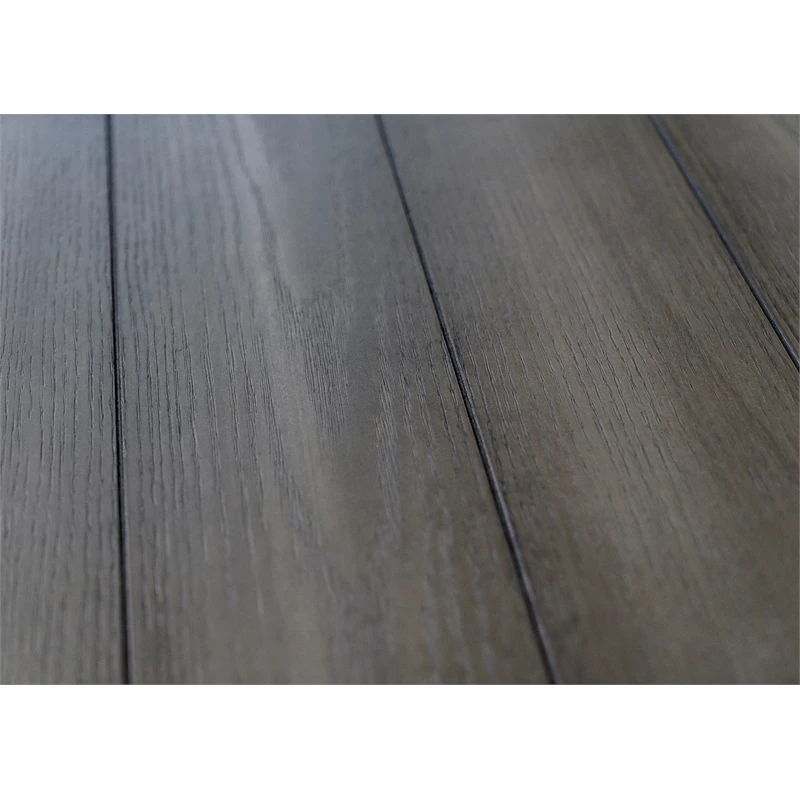 Rustic Half Pedestal Desk Wood Office Writing Table Fully Assembled Gray 11 Rustic Half Pedestal Desk Wood Office Writing Table Fully Assembled Gray - Image 9