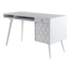 Moe's Home Collection O2 1-Open Drawer Modern Wood Desk In White 1 Moe's Home Collection O2 1-Open Drawer Modern Wood Desk In White -CYMAX Sales 2643269 L