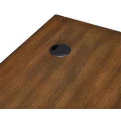 Bowery Hill Farmhouse Electric Sit/Stand Wood Desk Height Adjustable In Blue -CYMAX Sales 2644886 7 L