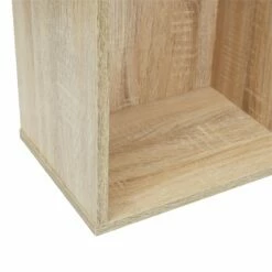 Pemberly Row Modern Engineered Wood Computer Desk With Bookcase In Oak 14 Pemberly Row Modern Engineered Wood Computer Desk With Bookcase In Oak -CYMAX Sales 2646975 4 L