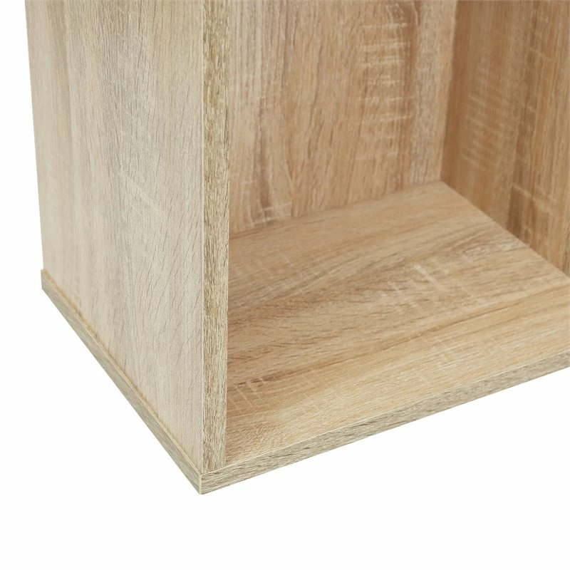 Pemberly Row Modern Engineered Wood Computer Desk With Bookcase In Oak 7 Pemberly Row Modern Engineered Wood Computer Desk With Bookcase In Oak - Image 5