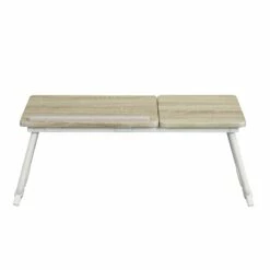 Pemberly Row Foldable Laptop Desk Wood Breakfast Tray Table For Sofa Bed White 19 Pemberly Row Foldable Laptop Desk Wood Breakfast Tray Table For Sofa Bed White -CYMAX Sales 2647166 2 L