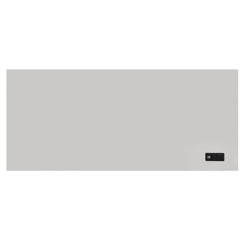 Furniture Of America Alto Wood Writing Desk With USB In Gray 8 Furniture Of America Alto Wood Writing Desk With USB In Gray - Image 6