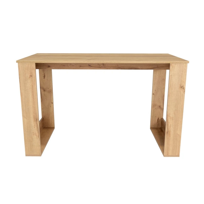 FM FURNITURE Aurora Writing Computer Desk Oak Engineered Wood 4 FM FURNITURE Aurora Writing Computer Desk Oak Engineered Wood - Image 2