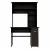 FM FURNITURE Weston Two Writing Computer Desk Black Engineered Wood -CYMAX Sales 2658724 1 L