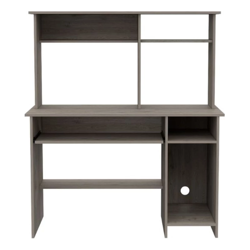 FM FURNITURE Weston Writing Computer Desk Gray Engineered Wood 3 FM FURNITURE Weston Writing Computer Desk Gray Engineered Wood