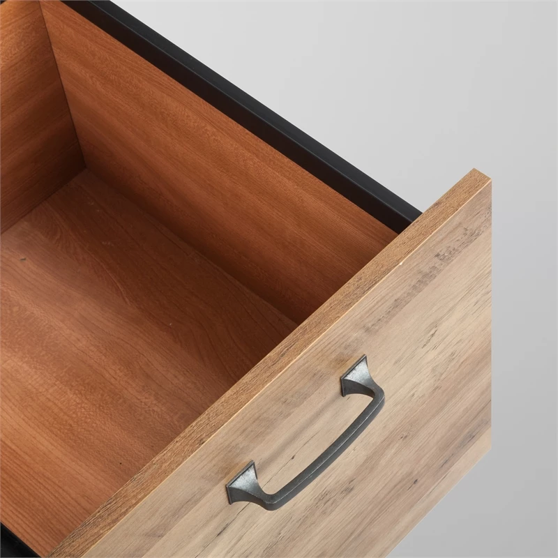 Saint Birch Cambridge Casual Farmhouse Rustic Oak Pedestal Desk 12 Saint Birch Cambridge Casual Farmhouse Rustic Oak Pedestal Desk - Image 10