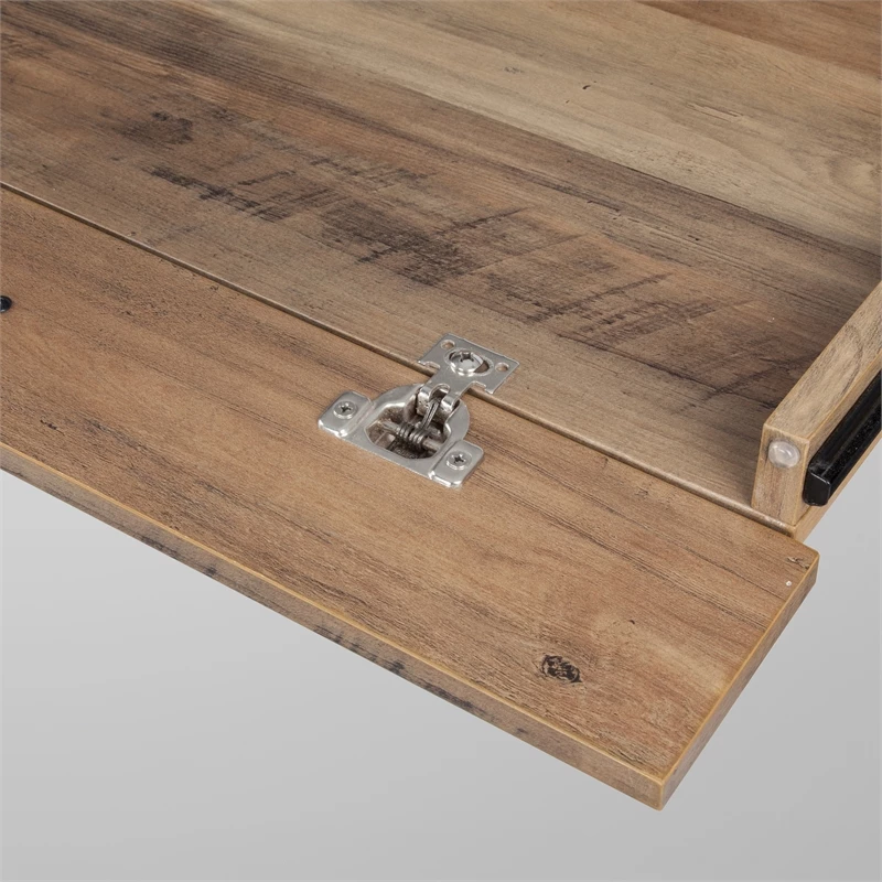 Saint Birch Cambridge Casual Farmhouse Rustic Oak Pedestal Desk 4 Saint Birch Cambridge Casual Farmhouse Rustic Oak Pedestal Desk - Image 2