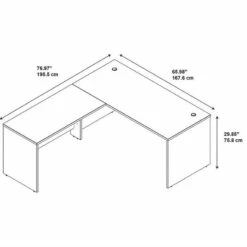 UrbanPro 66W X 30D Desk Shell With 48W Return In Mocha Cherry 18 UrbanPro 66W X 30D Desk Shell With 48W Return In Mocha Cherry -CYMAX Sales 2662463 2 L