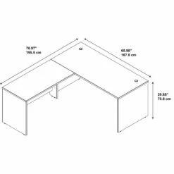 UrbanPro 66W X 30D Desk Shell With 48W Return In Mocha Cherry 16 UrbanPro 66W X 30D Desk Shell With 48W Return In Mocha Cherry -CYMAX Sales 2662463 7 L