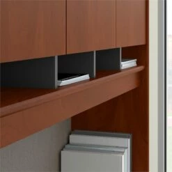 UrbanPro Corner Desk With Hutch And Mobile File Cabinet In Hansen Cherry -CYMAX Sales 2662464 4 L