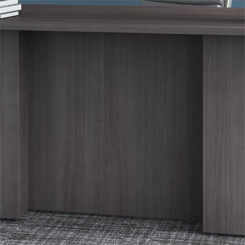 UrbanPro 72W L Shaped Desk With Drawers In Storm Gray - Engineered Wood 6 UrbanPro 72W L Shaped Desk With Drawers In Storm Gray - Engineered Wood - Image 4
