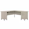 UrbanPro 72W L Shaped Desk With Storage In Sand Oak - Engineered Wood -CYMAX Sales 2662499 L
