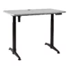 ApexDesk Vortex Series M Edition 48" Metal And Wood Standing Desk In Rustic Gray