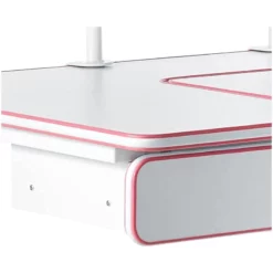 ApexDesk DX Series Children's Height Adjustable Chair With Study Desk In Pink -CYMAX Sales 2663592 4 L