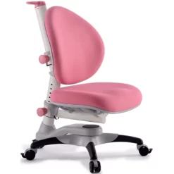 ApexDesk DX Series Children's Height Adjustable Chair With Study Desk In Pink -CYMAX Sales 2663592 5 L