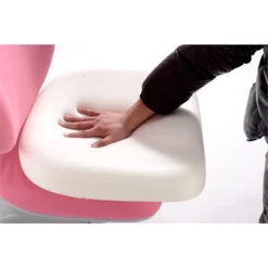 ApexDesk DX Series Children's Height Adjustable Chair With Study Desk In Pink -CYMAX Sales 2663592 8 L