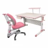 ApexDesk DX Series Children's Height Adjustable Chair With Study Desk In Pink 2 ApexDesk DX Series Children's Height Adjustable Chair With Study Desk In Pink -CYMAX Sales 2663592 L