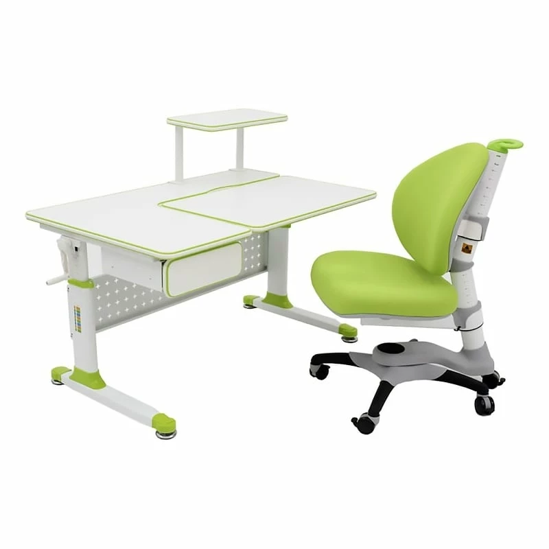 ApexDesk DX Series Children's Height Adjustable Chair With Study Desk In Green 3 ApexDesk DX Series Children's Height Adjustable Chair With Study Desk In Green