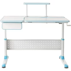 ApexDesk DX Series Children's Height Adjustable Chair With Study Desk In Blue -CYMAX Sales 2663594 3 L