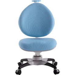 ApexDesk DX Series Children's Height Adjustable Chair With Study Desk In Blue -CYMAX Sales 2663594 6 L