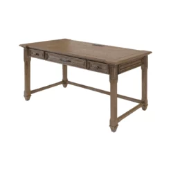 Traditional Wood Writing Desk Office Table Writing Table Light Brown 17 Traditional Wood Writing Desk Office Table Writing Table Light Brown -CYMAX Sales 2664469 2 L