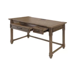 Traditional Wood Writing Desk Office Table Writing Table Light Brown 23 Traditional Wood Writing Desk Office Table Writing Table Light Brown -CYMAX Sales 2664469 8 L