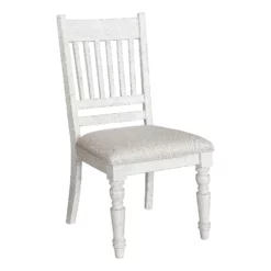 Valley Ridge Dining Side Chair In White Finish By Samuel Lawrence Furniture