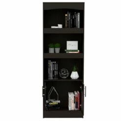 Home Square 2-Piece Set With Cabinet Bookcase And L-Shaped Desk -CYMAX Sales 2669693 3 L
