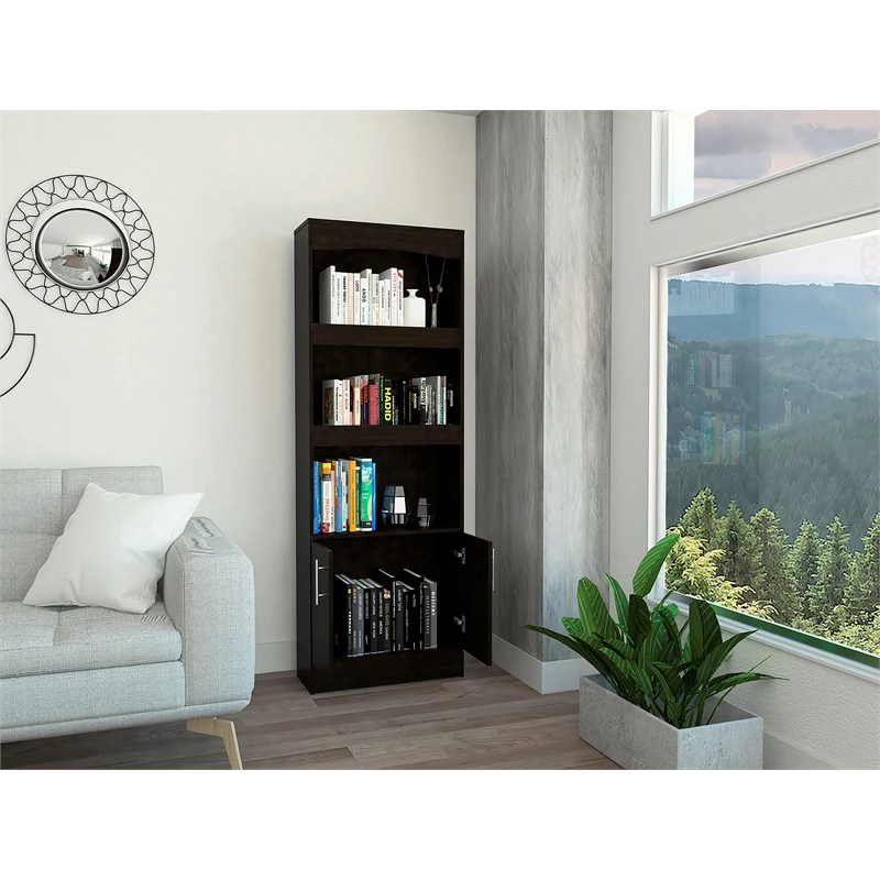 Home Square 2-Piece Set With Cabinet Bookcase And Computer Desk 11 Home Square 2-Piece Set With Cabinet Bookcase And Computer Desk - Image 9