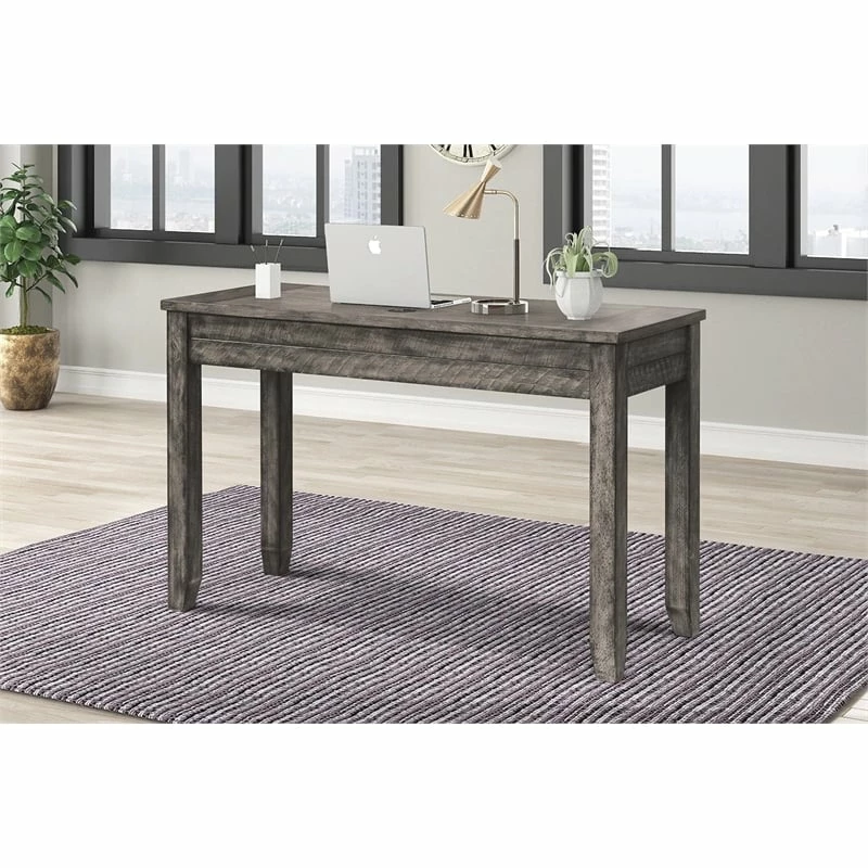 Parker House Tempe 47"W Wood Writing Desk In Gray Stone Finish 4 Parker House Tempe 47"W Wood Writing Desk In Gray Stone Finish - Image 2
