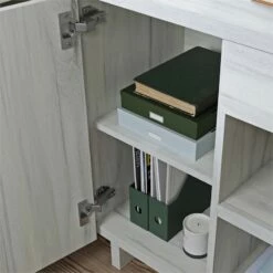 Sauder Select Engineered Wood Desk In Haze Acacia/Natural Finish 31 Sauder Select Engineered Wood Desk In Haze Acacia/Natural Finish -CYMAX Sales 2671351 13 L