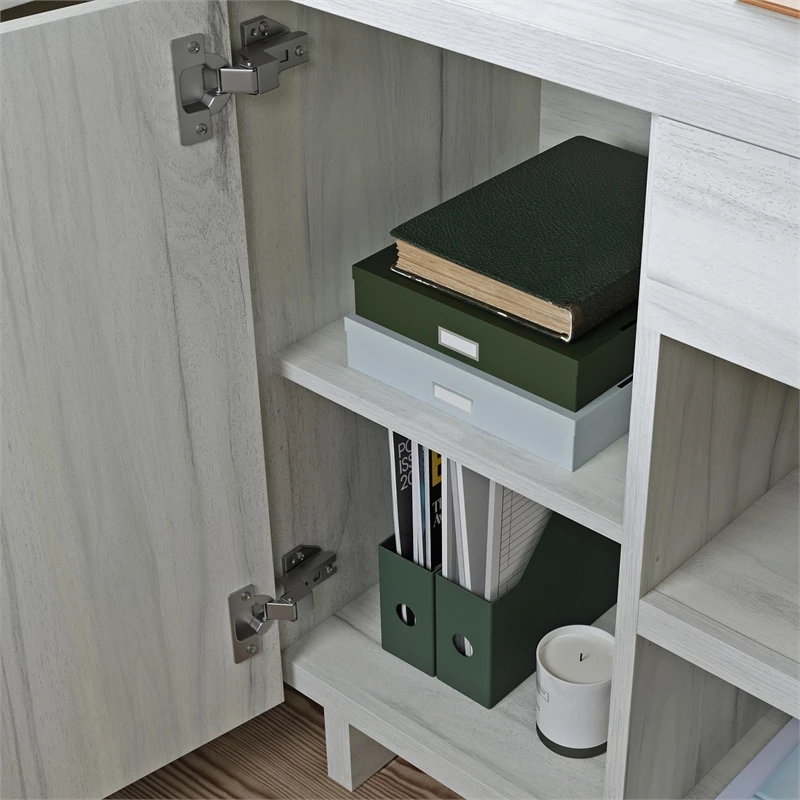 Sauder Select Engineered Wood Desk In Haze Acacia/Natural Finish 16 Sauder Select Engineered Wood Desk In Haze Acacia/Natural Finish - Image 14