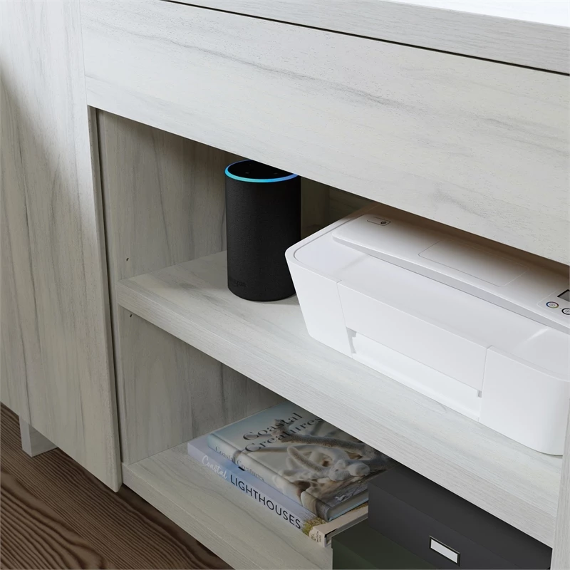 Sauder Select Engineered Wood Desk In Haze Acacia/Natural Finish 17 Sauder Select Engineered Wood Desk In Haze Acacia/Natural Finish - Image 15