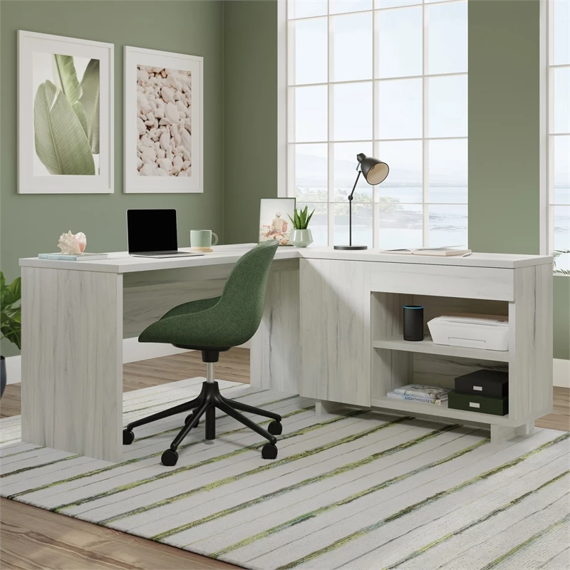 Sauder Select Engineered Wood Desk In Haze Acacia/Natural Finish 9 Sauder Select Engineered Wood Desk In Haze Acacia/Natural Finish - Image 7
