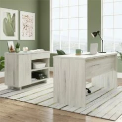 Sauder Select Engineered Wood Desk In Haze Acacia/Natural Finish 25 Sauder Select Engineered Wood Desk In Haze Acacia/Natural Finish -CYMAX Sales 2671351 7 L