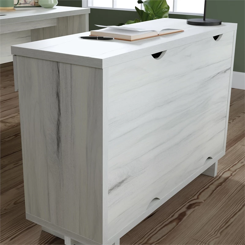 Sauder Select Engineered Wood Desk In Haze Acacia/Natural Finish 11 Sauder Select Engineered Wood Desk In Haze Acacia/Natural Finish - Image 9