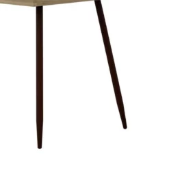 Ruby 48 Inch Writing Desk Lift Top Storage Tapered Legs Natural Brown 9 Ruby 48 Inch Writing Desk Lift Top Storage Tapered Legs Natural Brown -CYMAX Sales 2674056 3 L