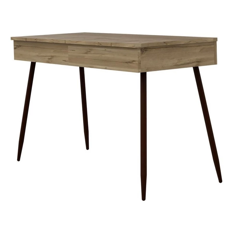 Ruby 48 Inch Writing Desk Lift Top Storage Tapered Legs Natural Brown 3 Ruby 48 Inch Writing Desk Lift Top Storage Tapered Legs Natural Brown