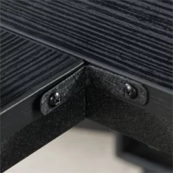 Sauder Foundry Road Engineered Wood/Metal 36" Desk Return In Carbon Oak -CYMAX Sales 2674461 5 L