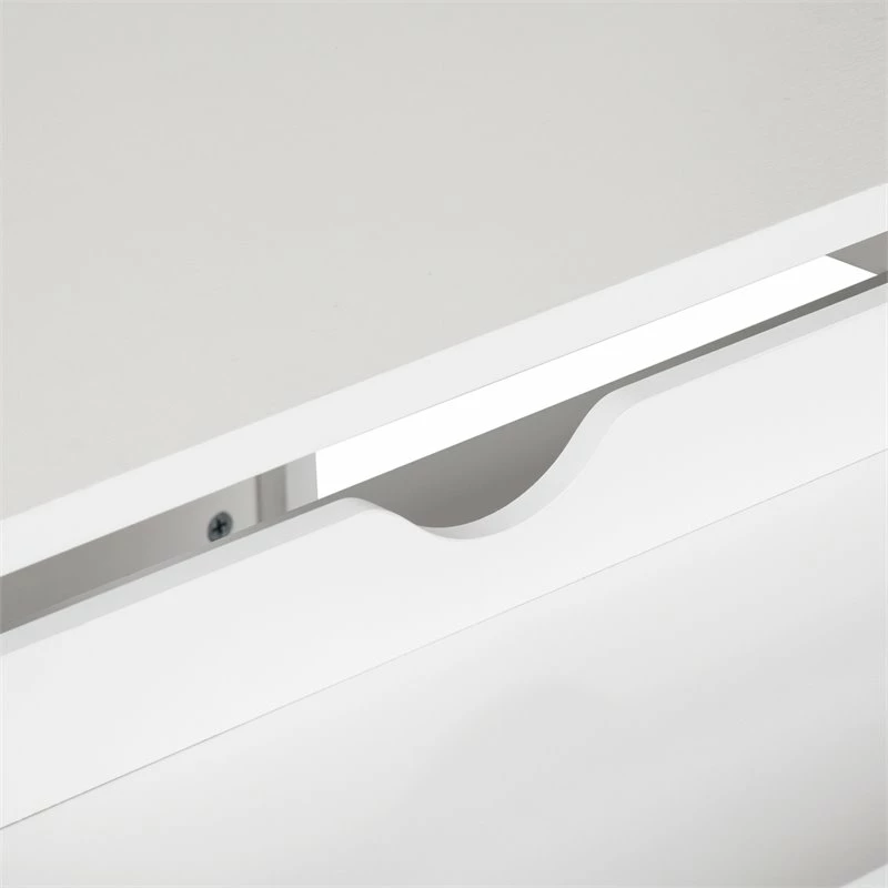 Home Square 2-Piece Set With Writing Desk And 4-Drawer Lateral File Cabinet 14 Home Square 2-Piece Set With Writing Desk And 4-Drawer Lateral File Cabinet - Image 12