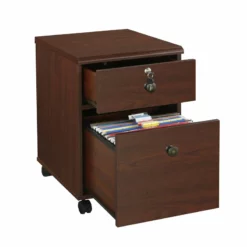 Home Square 2-Piece Set With Mobile File Cabinet And Writing Desk -CYMAX Sales 2675619 10 L