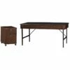 Home Square 2-Piece Set With Mobile File Cabinet And Writing Desk -CYMAX Sales 2675619 L