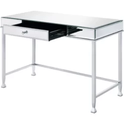 Rectangular Storage Writing Desk White -CYMAX Sales 2676277 2 L