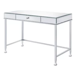 Rectangular Storage Writing Desk White