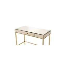 Rectangular Storage Writing Desk Pink -CYMAX Sales 2676281 3 L