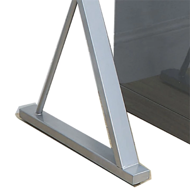 Movable Glass Top Computer Desk With X Shaped Side Panel Gray And Clear 6 Movable Glass Top Computer Desk With X Shaped Side Panel Gray And Clear - Image 4