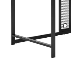 63 Inch Modern Minimalist Home Office Desk USB Ports Monitor Stand Black -CYMAX Sales 2677305 2 L