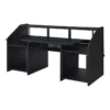 71 Inch Wood Music Studio Desk Keyboard Tray Monitor Top Black 1 71 Inch Wood Music Studio Desk Keyboard Tray Monitor Top Black -CYMAX Sales 2677509 L